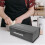 Compact Black Iron Bread Box Desktop Storage Case for Kitchen 6