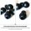 12Pcs Universal Stetoskop Öronproppar 2,5 Mm 9