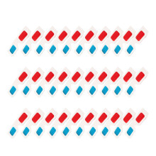 30Pcs 3D-Pappglasögon Universal Anaglyph-Glasögon För Film Video
