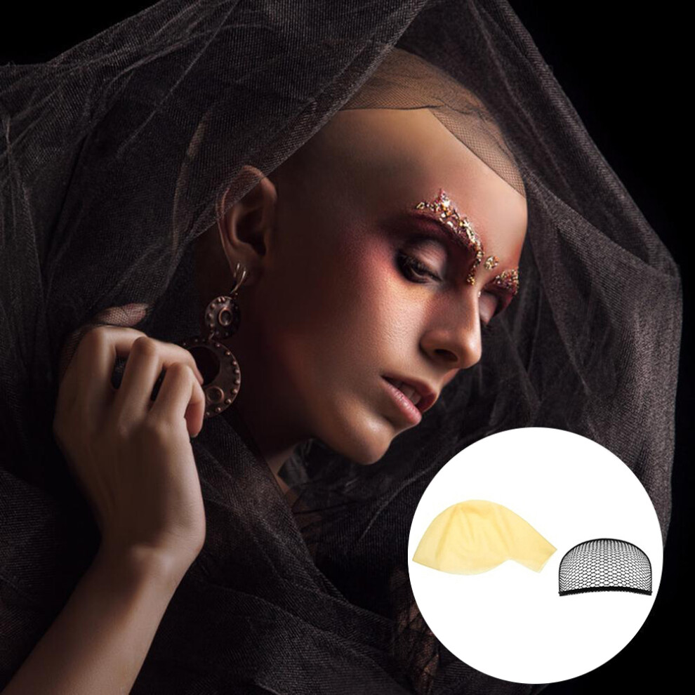 Thick Latex Bald Cap for Kids & Adults Cosplay Wig Cap Halloween Fancy Dress