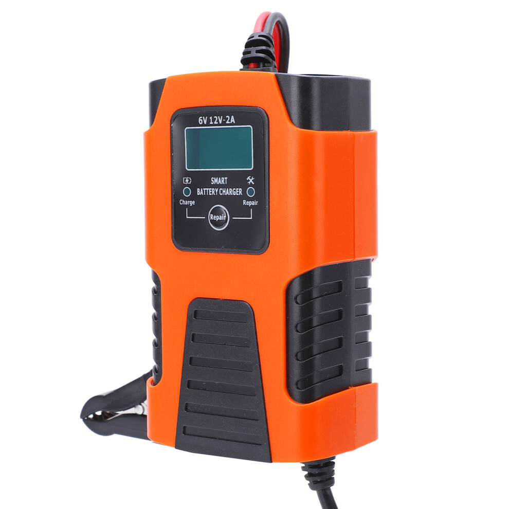 Smart Battery Charger 3-Stage Automatic Lcd 6V/12V 2A For 4-40Ah Batteries 9401356639233