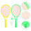 1 Set/4 Delar Tennisracket Förälder-Barn 9
