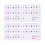 2 Sheets Beginner Design Piano Key Recognition Stickers 4