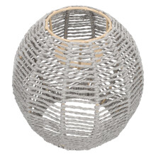 Chinese Style Grey Lampshade Woven Decorative Ceiling Lamp Cover