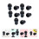 12Pcs Universal Ear Tips 2,5 Mm Silicone 4