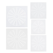 5 Stk Mandala Punktstencil Återanvändbar Målning Mall