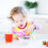2St Babybestick Rostfritt Tecknad Sked Bestick 9