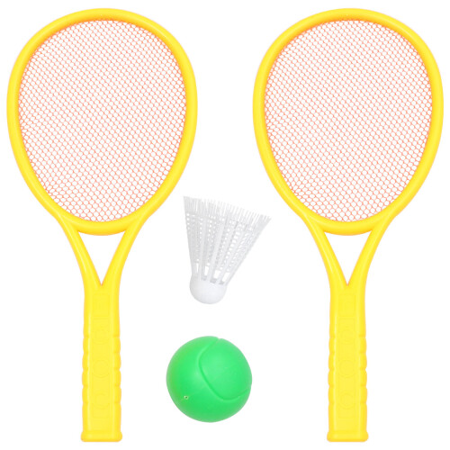 1 Set/4 Delar Tennisracket Förälder-Barn Bollar 1