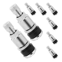 8Pcs Metall Bolt-In Däckventiler Rostfritt För Truck Motorcykel