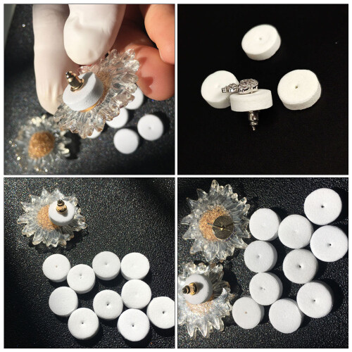 1000Pcs Clip On Örhängeskivor 12Mm 2