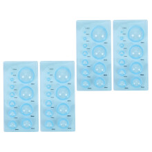 4 Pappersrullningsmallar Diy Hantverksverktyg Praktiskt