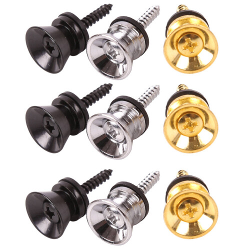 9Pcs Gitarrrem Hylsa Basgitarrrem Anti-Lösningslåssystem 2