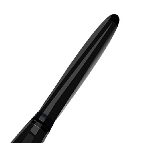 Wood Handle Fläktborste För Blush, Löst Puder, Foundation 1