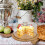 plateau à gâteau dôme en verre pour présentation rangement 6
