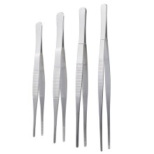 4St Praktiska Pincett Av Rostfritt Långa Pincett (Silver)