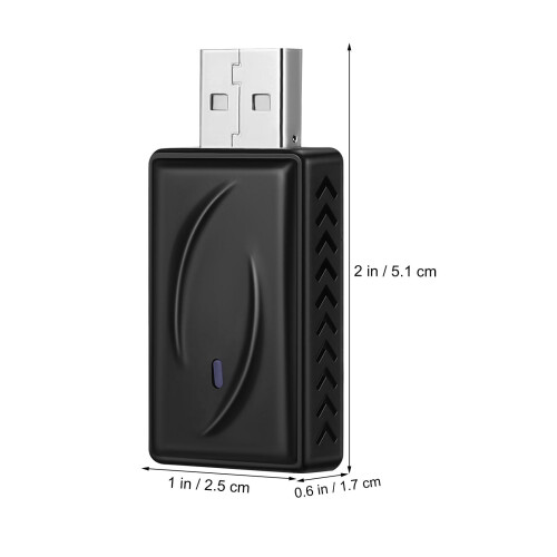 1Set Wireless Car Adapter Plastic Metal for Auto Connectivity 1