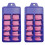 200St Roze Coffin Nail Tips Plastic Nepnagels Voor Bruiloft 9