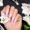 200St Roze Coffin Nail Tips Plastic Nepnagels Voor Bruiloft 4
