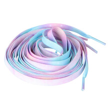2Pair Durable Colorful Shoe Strings Flat Laces for Sneakers and Boots