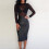 Women Langarm Bodycon Einteiler Korsett Dessous 4