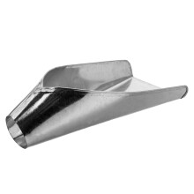 Large Silver Iron Food Grade Funnel Wide Mouth for Kitchen Packaging