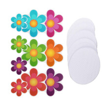 20Stk Blumen Fliesen Aufkleber Rund Peva