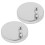 2 Sets Toilettensitzschrauben Ersatz Befestigungen 5