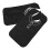 2Pcs Portable Waterproof Feeding Bibs For Adults Elders Black 6
