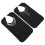 2Pcs Portable Waterproof Feeding Bibs For Adults Elders Black 5