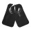 2Pcs Portable Waterproof Feeding Bibs For Adults Elders Black 7