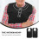 2Pcs Portable Waterproof Feeding Bibs For Adults Elders Black 11