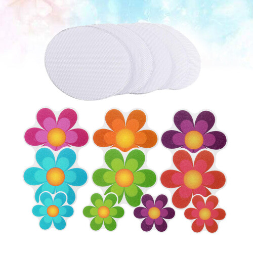 20Stk Blumen Aufkleber Rund Peva 2