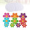 20Stk Blumen Aufkleber Rund Peva 8
