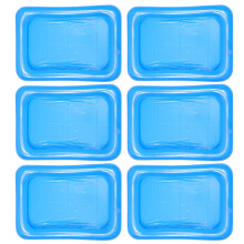 6St Eisschalen Tablet Aufblasbare Halter Transparent