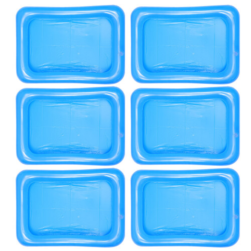 6St Eisschalen Tablet Aufblasbare Halter Transparent