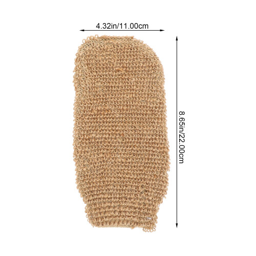 2Stk. Duschhandschuhe Aus Jute, Peeling- Zum 1