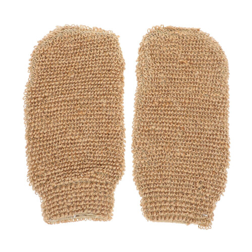 2Stk. Duschhandschuhe Aus Jute, Peeling- Zum 2