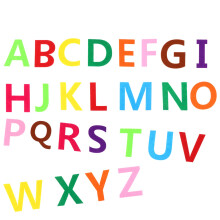 50 Filz Alphabet Aus Vliesstoff Zum Basteln Und Dekorieren
