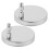 2 Sets Toilettensitzschrauben Ersatz Befestigungen 4