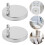 2 Sets Toilettensitzschrauben Ersatz Befestigungen 8