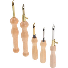 5Stk Stichnadeln Mit Holzgriff Für Stickerei Und