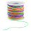 Elastic String For Bracelets 1 Mm Rainbow Cord Jewelry Making Diy 1
