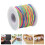 Elastic String For Bracelets 1 Mm Rainbow Cord Jewelry Making Diy 10