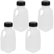 4St Kunststoffflasche Für Wasser Milch Saft Mit Verschluss