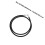 1St 1,5 Meter Nylon Zugrohr Schlauch 3
