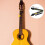 1Set Durable Green Cotton Guitar Strap with Picks Creative Design 11