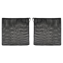 2 Waterpomp Barrièrezak Mesh Filterzak Met Trekkoord