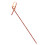 200 Stuks 12 Cm Verdikte Cocktailprikkers Bamboe Rood 1