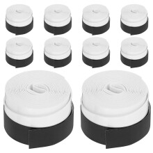 10 Stuks Wit Overgrip Super Absorberend Voor Tennis Squash Badminton