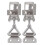 2St Verstelbare Pull Latch , Toggle Sluiting Voor Koffers 1